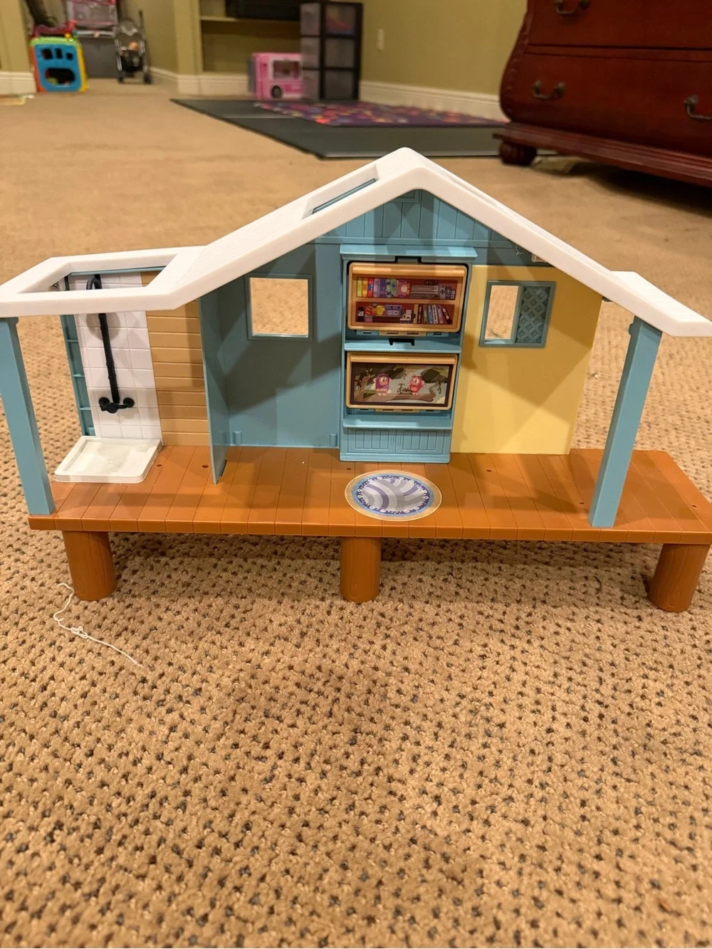 Blue Playhouse Toy - Brand Unknown